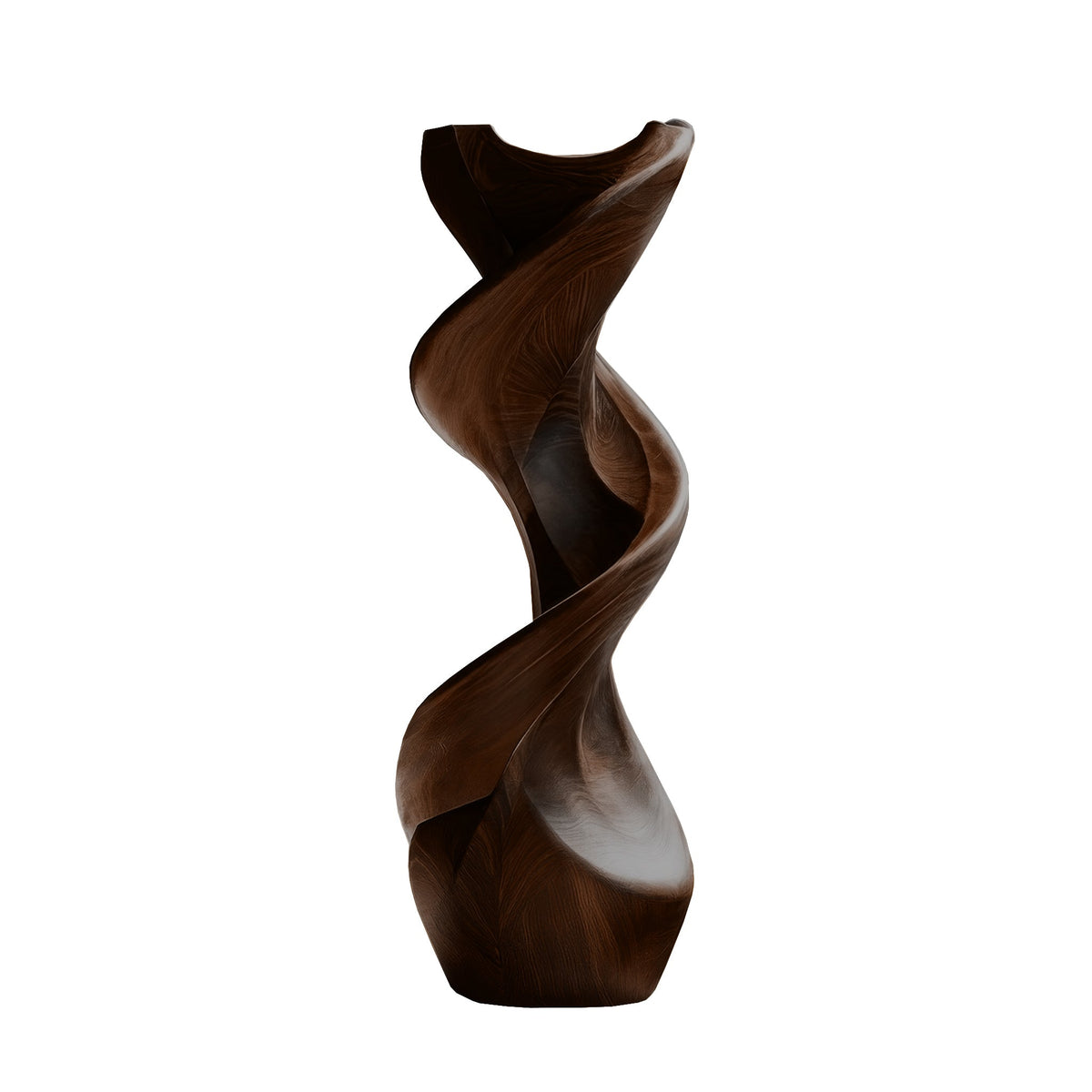 Sylvaris Sculpted Solid Wood Pedestal Stand